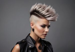 coiffure mohawk